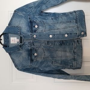 Like new Palm Leaves harvey Jean jacket